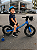 BICICLETA ARO (12) MASCULINA BALANCE (EQUILIBRIO) BIKE DINO AZUL/AMARELA - Imagem 1