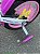 BICICLETA ARO (16) FEMININA COR BRANCO/ROSA SEM MARCHA FREIO V-BRAK PRO-X MAGIC JOY CESTA DE CORAÇÃO - Imagem 8