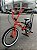 BICICLETA ARO (20) MASCULINA COR LARANJA NEON/PRETO SEM MARCHA FREIO V-BRAK PRO-X SERIE 5 - Imagem 8