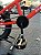 BICICLETA ARO (16) FEMININA/MASCULINA COR VERMELHO SEM MARCHA FREIO V-BRAK PRO-X SERIE 16 - Imagem 3