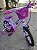 BICICLETA ARO (16) FEMININA COR VIOLETA S/MARCHA COM CESTA MARCA MONARK BRISA - Imagem 6