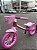 BICICLETA ARO (12) FEMININA BALANCE (EQUILIBRIO) SEM FREIO BIKE FLOWER ROSA - Imagem 5