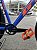 BICICLETA MTB ARO (29) GTI CHROMA 7 VELOCIDADES (1X7) FREIO A DISCO MECÂNICO TAMANHO 17 (M) AZUL/LARANJA - Imagem 4
