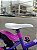 BICICLETA ARO (20) FEMININA COR ROXO/ROSA SEM MARCHA FREIOS V-BRAK DIANTEIRO E TAMBOR TRASEIRO MARCA PRO-X LAVINIA - Imagem 5