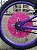 BICICLETA ARO (20) FEMININA COR ROXO/ROSA SEM MARCHA FREIOS V-BRAK DIANTEIRO E TAMBOR TRASEIRO MARCA PRO-X LAVINIA - Imagem 3