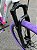 BICICLETA MTB ARO (29) ABSOLUTE HERA 7 VELOCIDADES (1X7) FREIO A DISCO MECÂNICO TAMANHO 15 (P) COR BRANCO/ROSA/ROXO - Imagem 8