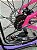 BICICLETA MTB ARO (29) ABSOLUTE HERA 7 VELOCIDADES (1X7) FREIO A DISCO MECÂNICO TAMANHO 15 (P) COR BRANCO/ROSA/ROXO - Imagem 2