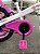 BICICLETA ARO (16) FEMININA COR BRANCO / ROSA SEM MARCHA FREIO V-BRAK PRO-X MAGIC JOY - Imagem 3