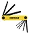 JOGO CHAVE ALLEN 8 PEÇAS TIPO CANIVETE 6 A 8MM STARTOOLS - Imagem 2