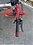 BICICLETA MTB FREERIDE ARO (26) VIKINGX TUFF-25 KIT 7 VELOCIDADES FREIO A DISCO MECÂNICO COR PRATA/AZUL/VERMELHO - Imagem 6