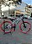 BICICLETA MTB FREERIDE ARO (26) VIKINGX TUFF-25 KIT 7 VELOCIDADES FREIO A DISCO MECÂNICO COR PRATA/AZUL/VERMELHO - Imagem 1