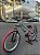 BICICLETA MTB FREERIDE ARO (26) HUPI STRIP KIT SINGLE (SEM MARCHA) FREIO DISC TRASEIRO SHIMANO MT200 COR CINZA/VERMELHO - Imagem 10