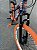 BICICLETA MTB FREERIDE ARO (26) VIKINGX TUFF-25 KIT 7 VELOCIDADES (1X7) FREIO A DISCO MECÂNICO COR ROXO/LARANJA - Imagem 6