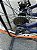 BICICLETA MTB FREERIDE ARO (26) VIKINGX TUFF-25 KIT 7 VELOCIDADES (1X7) FREIO A DISCO MECÂNICO COR ROXO/LARANJA - Imagem 2