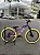 BICICLETA MTB FREERIDE ARO (26) VIKINGX TUFF-44 KIT 7 VELOCIDADES (1X7) FREIO A DISCO MECÂNICO COR ROXA/AMARELO - Imagem 1