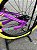 BICICLETA MTB FREERIDE ARO (26) VIKINGX TUFF-44 KIT 7 VELOCIDADES (1X7) FREIO A DISCO MECÂNICO COR ROXA/AMARELO - Imagem 10