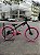 BICICLETA MTB FREERIDE ARO (26) VIKINGX TUFF-25 KIT 7 VELOCIDADES (1X7) FREIO A DISCO MECÂNICO COR PRETO/ROSA - Imagem 1