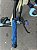 BICICLETA MTB FREERIDE ARO (26) VIKINGX TUFF-38KIT SINGLE (SEM MARCHA) FREIO DISC TRASEIRO SHIMANO MT200 COR OLIVA/AZUL - Imagem 6