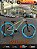 BICICLETA MTB FREERIDE ARO (26) VIKINGX TUFF-38KIT SINGLE (SEM MARCHA) FREIO DISC TRASEIRO SHIMANO MT200 COR OLIVA/AZUL - Imagem 1