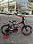 BICICLETA ARO (16) MASCULINA PRO AVENTURA COR VEMELHO/PRETO FREIO V-BRAKE SEM MARCHA UNITOYS - Imagem 2