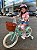 BICILETA ARO (16) FEMININA SWEET VINTAGE COR VERDE MENTA FREIO V-BRAKE DIANTEIRO E TAMBOR TRASEIRO SEM MARCHA UNITOYS - Imagem 1