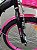 BICILETA ARO (20) FEMININA GIRL POWER COR PRETO/ROSA FREIO V-BRAKE SEM MARCHA COM CESTINHA UNITOYS - Imagem 7