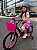 BICILETA ARO (20) FEMININA GIRL POWER COR PRETO/ROSA FREIO V-BRAKE SEM MARCHA COM CESTINHA UNITOYS - Imagem 1