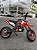 MOTOCICLETA INFANTIL A COMBUSTAO 49CC MOTO CROSS VERMELHA UNITOYS - Imagem 2