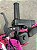 BICICLETA ARO (16) FEMININA TIPO MOTO CROSS COR ROSA FREIO V-BRAKE SEM MARCHA UNITOYS - Imagem 9