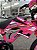 BICICLETA ARO (16) FEMININA TIPO MOTO CROSS COR ROSA FREIO V-BRAKE SEM MARCHA UNITOYS - Imagem 5