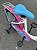 BICILETA ARO (20) FEMININA GIRL POWER COR BRANCO/ROSA/AZUL FREIO V-BRAKE SEM MARCHA COM CESTINHA UNITOYS - Imagem 5