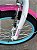 BICILETA ARO (20) FEMININA GIRL POWER COR BRANCO/ROSA/AZUL FREIO V-BRAKE SEM MARCHA COM CESTINHA UNITOYS - Imagem 10