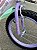 BICICLETA ARO (16) FEMININA CANDY POP COR ROSA/LILAS/BRANCO FREIO V-BRAKE SEM MARCHA COM CESTINHA UNITOYS - Imagem 9