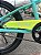 BICILETA ARO (20) FEMININA/MASCULINA MTB RADIKALE COR VERDE MENTA/AMARELO FREIO A DISCO MECÂNICO SEM MARCHA UNITOYS - Imagem 4