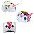 CAPACETE INFANTIL GTA INMOLD UNICORNIO BRANCO/ROSA TAMANHO P (52-56) - Imagem 4