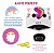CAPACETE INFANTIL GTA INMOLD UNICORNIO BRANCO/ROSA TAMANHO P (52-56) - Imagem 5