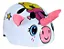 CAPACETE INFANTIL GTA INMOLD UNICORNIO BRANCO/ROSA TAMANHO P (52-56) - Imagem 6