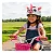 CAPACETE INFANTIL GTA INMOLD UNICORNIO BRANCO/ROSA TAMANHO P (52-56) - Imagem 1
