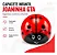 CAPACETE INFANTIL GTA INMOLD JOANINHA VERMELHO TAMANHO P (52-56) - Imagem 3