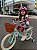 BICILETA ARO (20) FEMININA SWEET VINTAGE COR VERDE MENTA FREIO V-BRAKE SEM MARCHA COM CESTINHA UNITOYS - Imagem 1