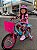 BICILETA ARO (16) FEMININA LOVE TIFFANY COR AZUL/ROSA FREIO V-BRAKE SEM MARCHA COM CESTINHA UNITOYS - Imagem 1