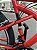 BICICLETA MTB ARO (26) CALOI ANDES KIT 21 VELOCIDADES FREIO V-BRAKE COR VERMELHO/AMARELO - Imagem 9