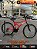 BICICLETA MTB ARO (26) CALOI ANDES KIT 21 VELOCIDADES FREIO V-BRAKE COR VERMELHO/AMARELO - Imagem 11