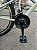 BICICLETA MTB ARO (26) CALOI ANDES KIT 21 VELOCIDADES FREIO V-BRAKE COR CINZA/VERDE - Imagem 3