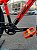 BICICLETA MTB ARO (29) VELOOH START 8 VELOCIDADES (1X8) FREIO A DISCO HIDRÁULICO TAMANHO 13 (PP) COR LARANJA NEON/PRETO - Imagem 4