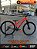 BICICLETA MTB ARO (29) VELOOH START 8 VELOCIDADES (1X8) FREIO A DISCO HIDRÁULICO TAMANHO 13 (PP) COR LARANJA NEON/PRETO - Imagem 1