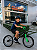 BICICLETA ARO (20) MASCULINA COR PRETO/VERDE S/MARCHA FREIO V-BRAKE MARCA VELOOH CROSS - Imagem 1
