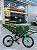 BICICLETA ARO (20) MASCULINA COR PRETO/VERDE S/MARCHA FREIO V-BRAKE MARCA VELOOH CROSS - Imagem 2