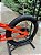 BICICLETA ARO (20) MTB COLLI DUBLIN ALUMINIO 7 VELOCIDADES (1X7) FREIO A DISCO MECÂNICO COR LARANJA NEON - Imagem 4