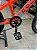 BICICLETA ARO (20) MTB COLLI DUBLIN ALUMINIO 7 VELOCIDADES (1X7) FREIO A DISCO MECÂNICO COR LARANJA NEON - Imagem 6